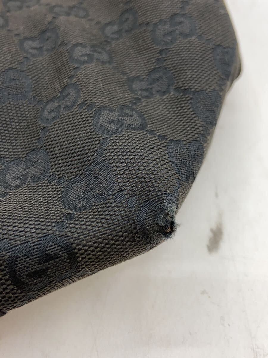 GUCCI Tote Bag_GG Canvas Canvas BLK Iridescent 137396 7