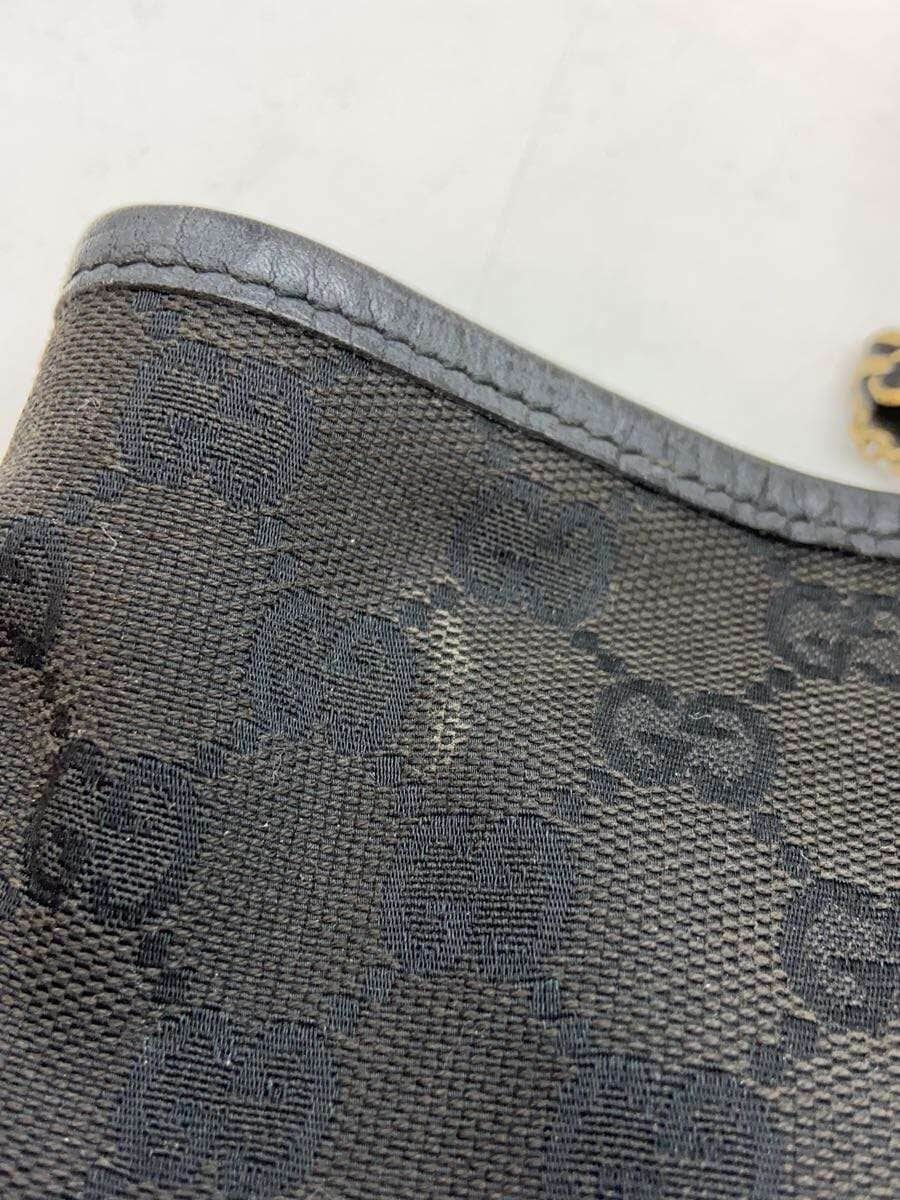 GUCCI Tote Bag_GG Canvas Canvas BLK Iridescent 137396 9