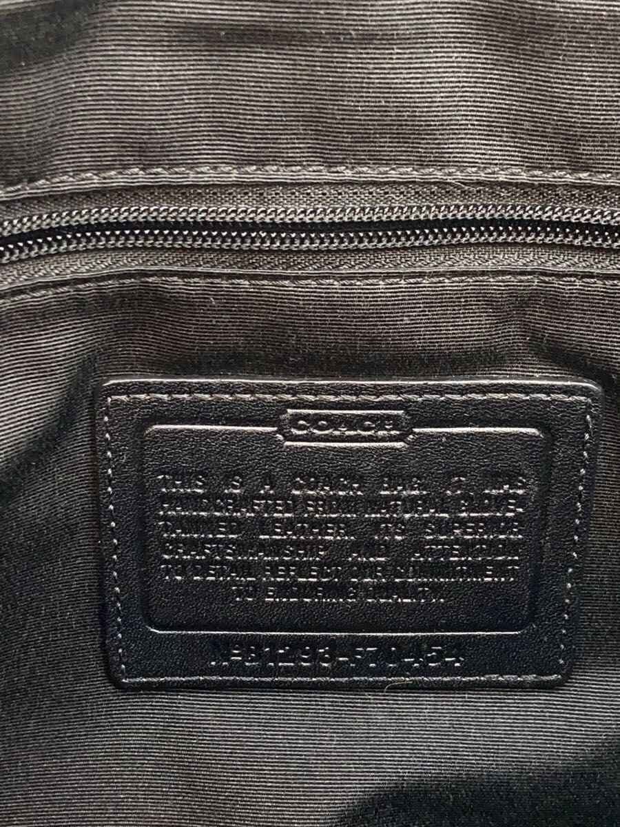 COACH Tote Bag Leather BLK b1293 5