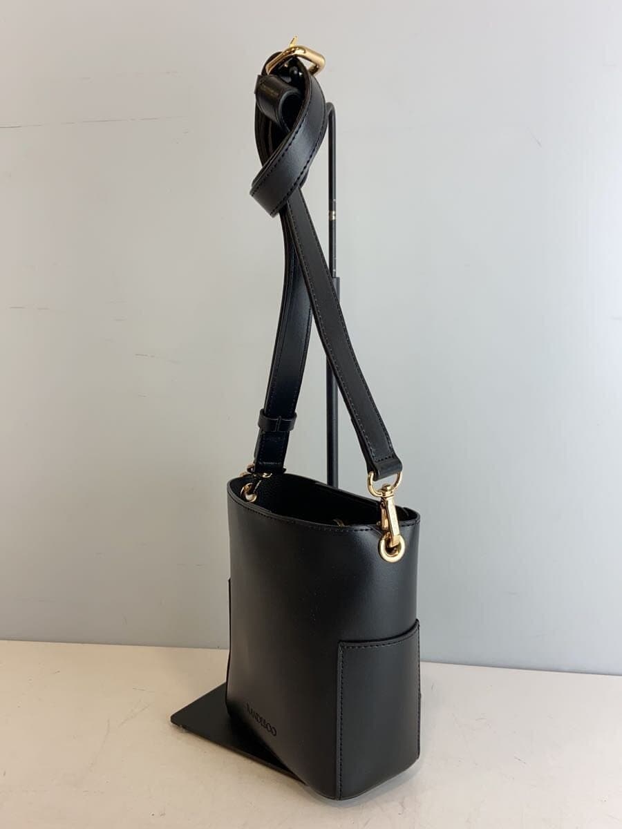 RANDEBOO Shoulder Bag Leather BLK Solid 2-Way 2