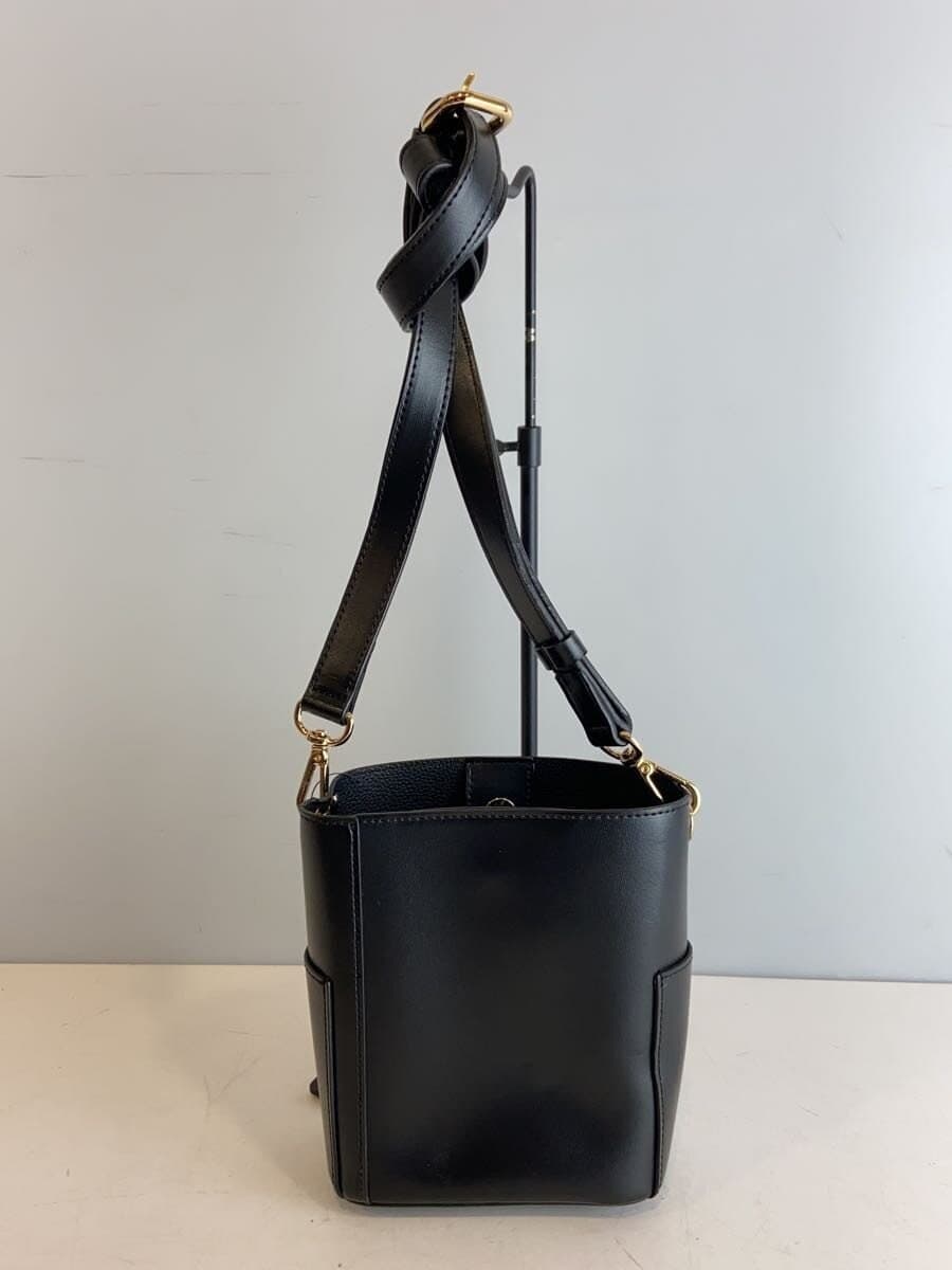 RANDEBOO Shoulder Bag Leather BLK Solid 2-Way 3