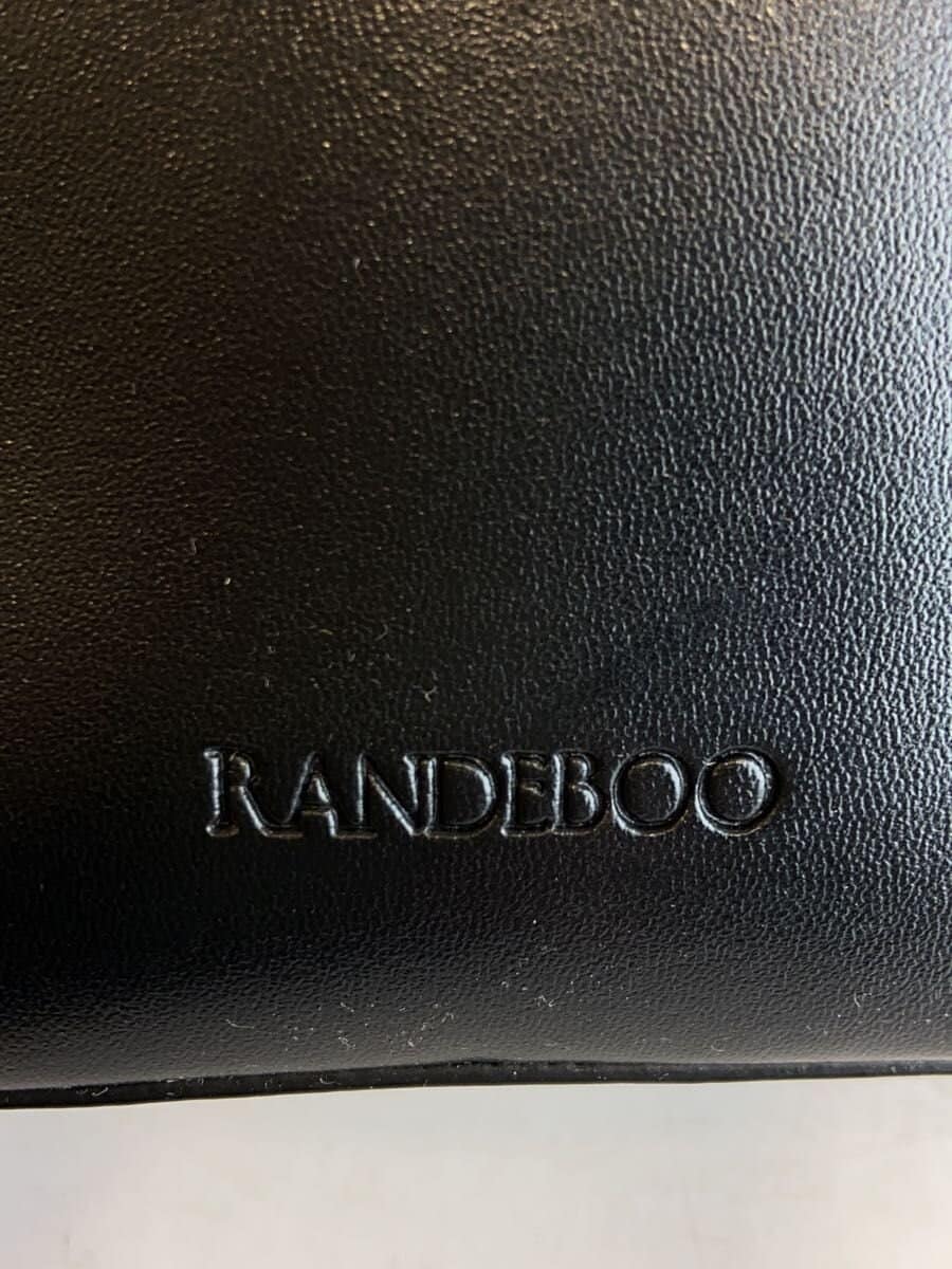 RANDEBOO Shoulder Bag Leather BLK Solid 2-Way 5