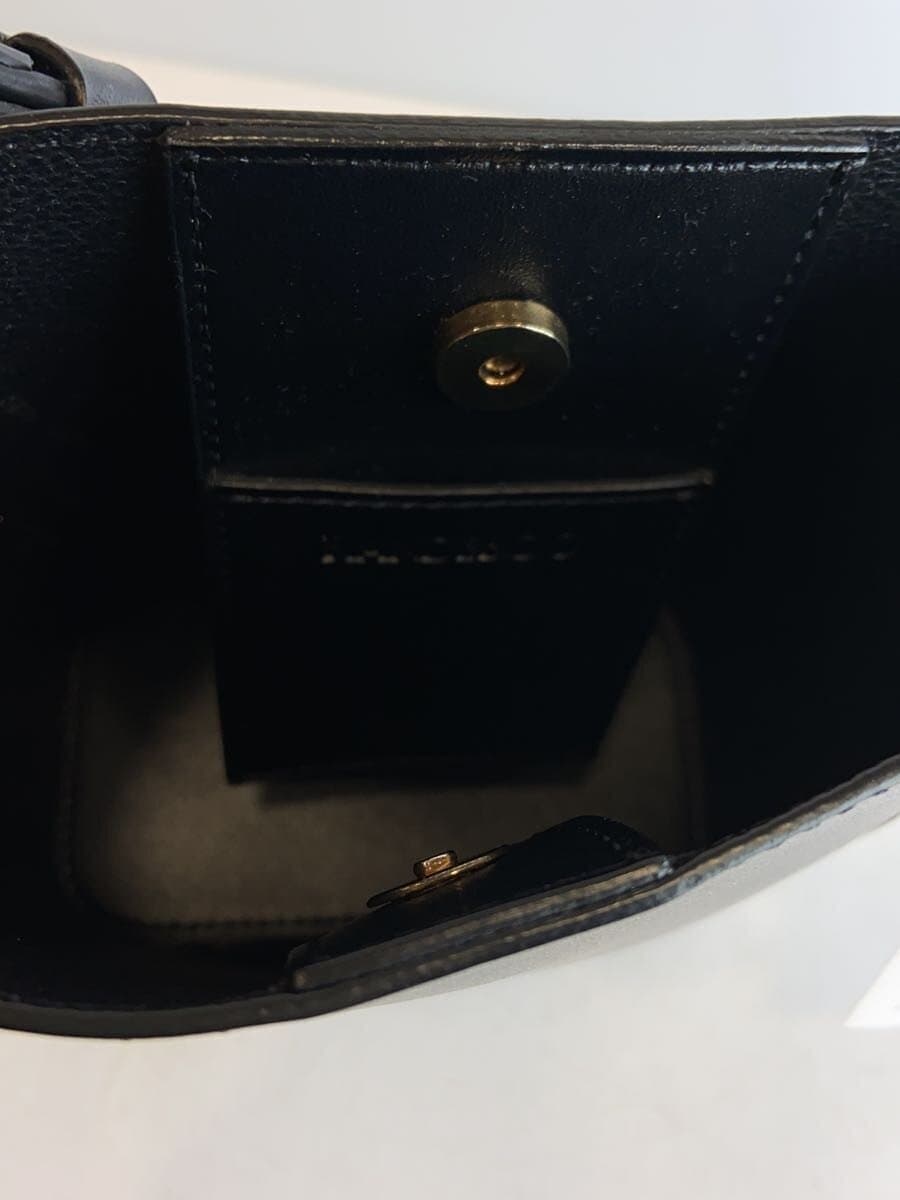 RANDEBOO Shoulder Bag Leather BLK Solid 2-Way 6