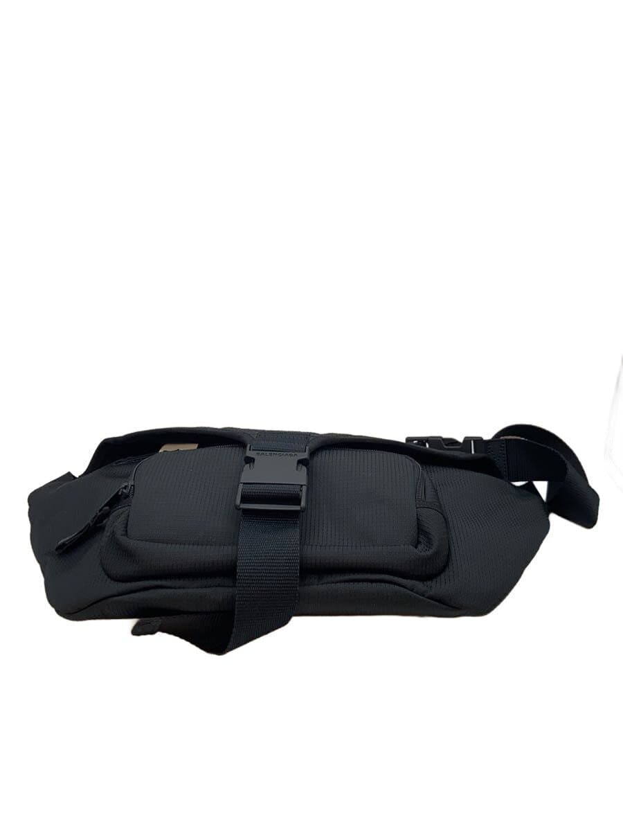 BALENCIAGA Shoulder Bag Nylon BLK 792072 4