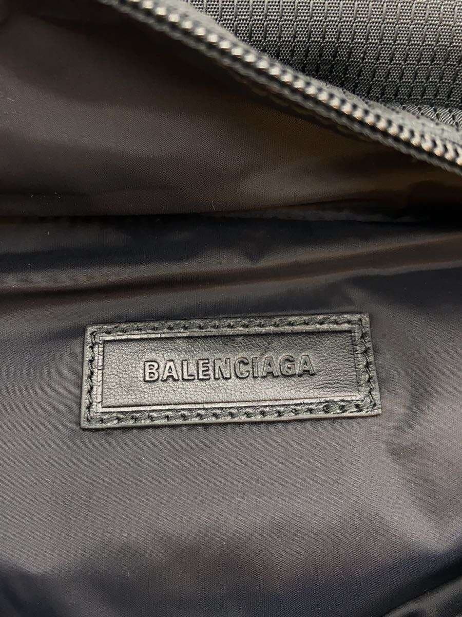 BALENCIAGA Shoulder Bag Nylon BLK 792072 5