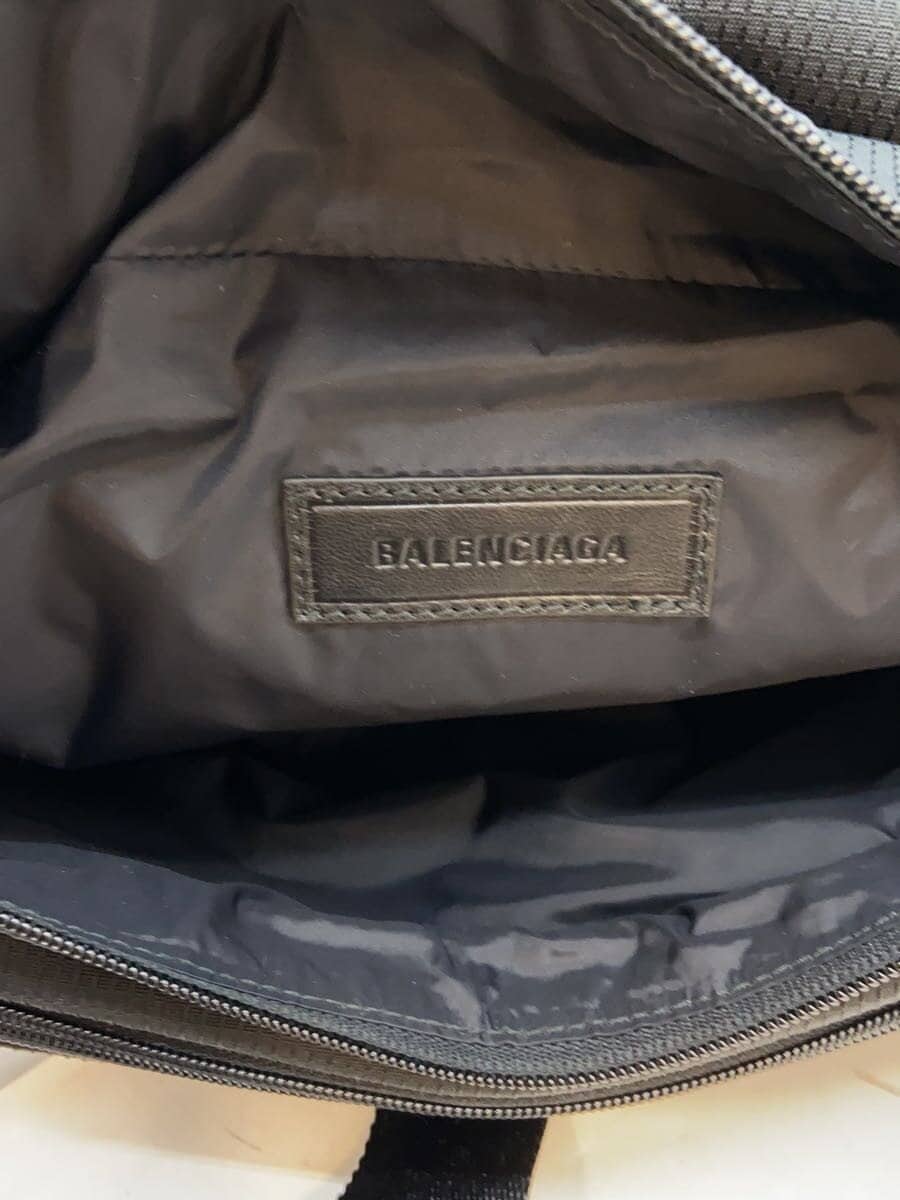 BALENCIAGA Shoulder Bag Nylon BLK 792072 6