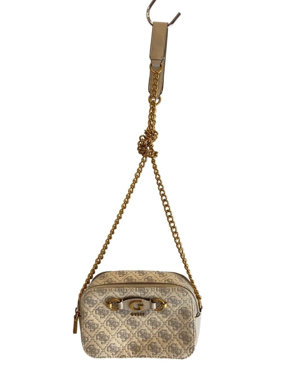 GUESS shoulder bag canvas GRY all-over pattern