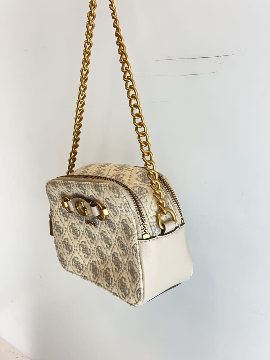 GUESS shoulder bag canvas GRY all-over pattern 2