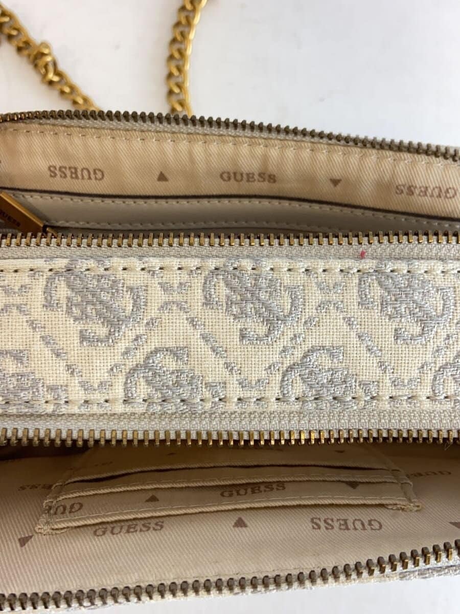 GUESS shoulder bag canvas GRY all-over pattern 6