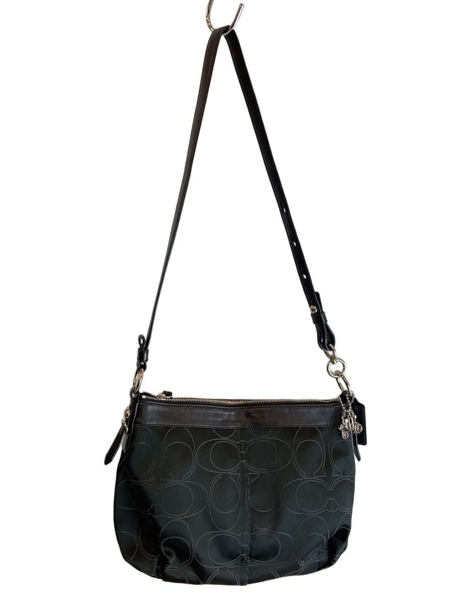 COACH Shoulder Bag_Signature Canvas BLK 15760