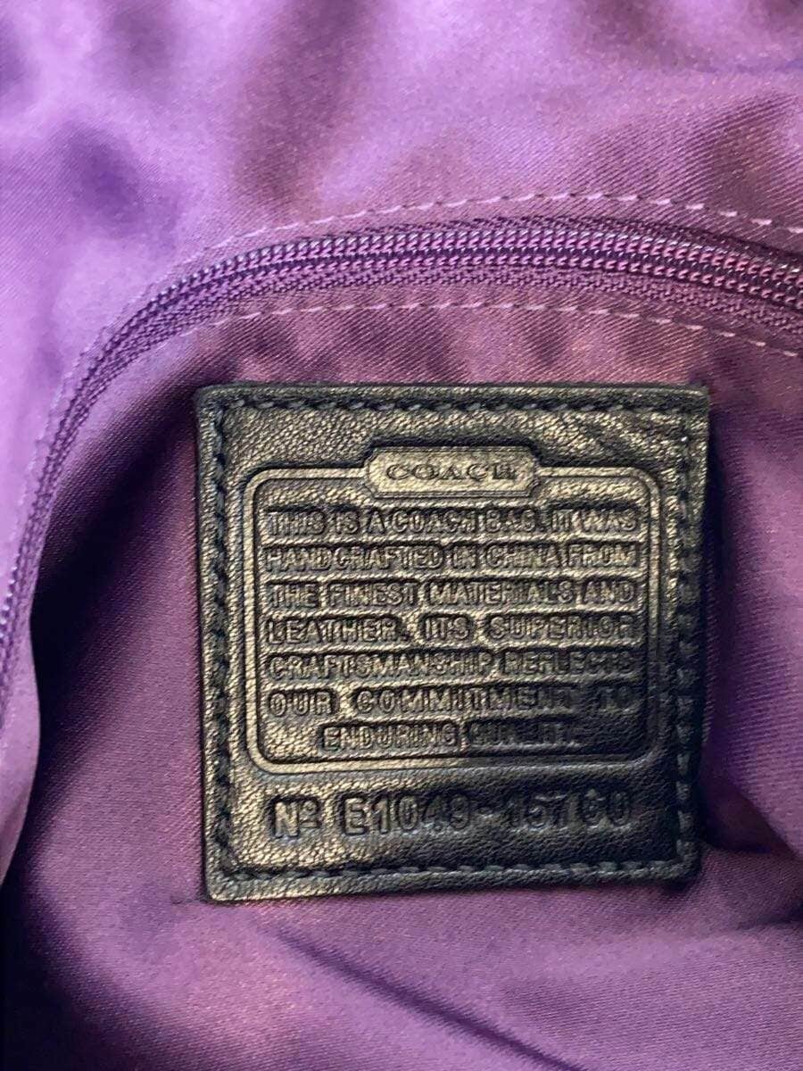 COACH Shoulder Bag_Signature Canvas BLK 15760 5