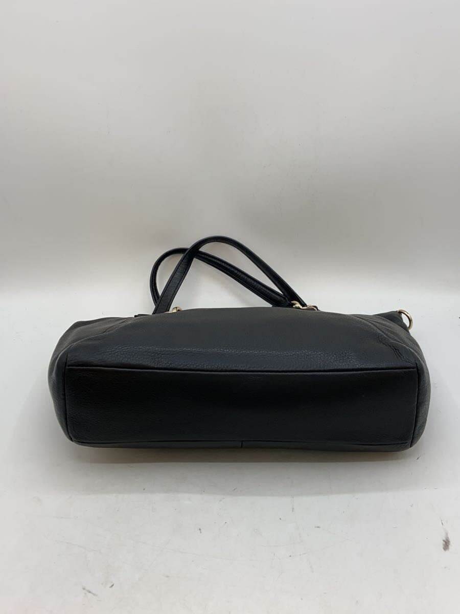 COACH Small Kelsey Satchel Leather Black Solid F28993 4