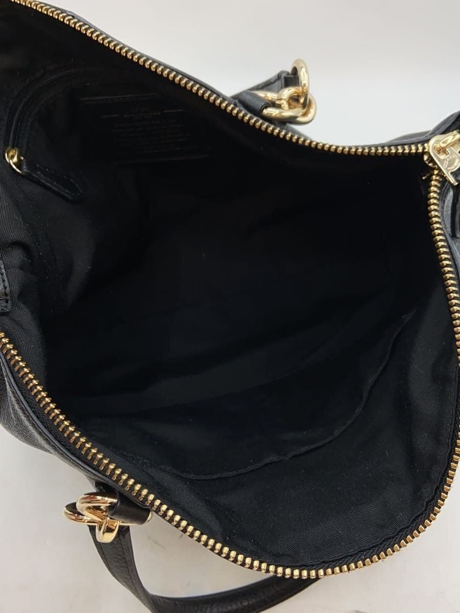 COACH Small Kelsey Satchel Leather Black Solid F28993 6