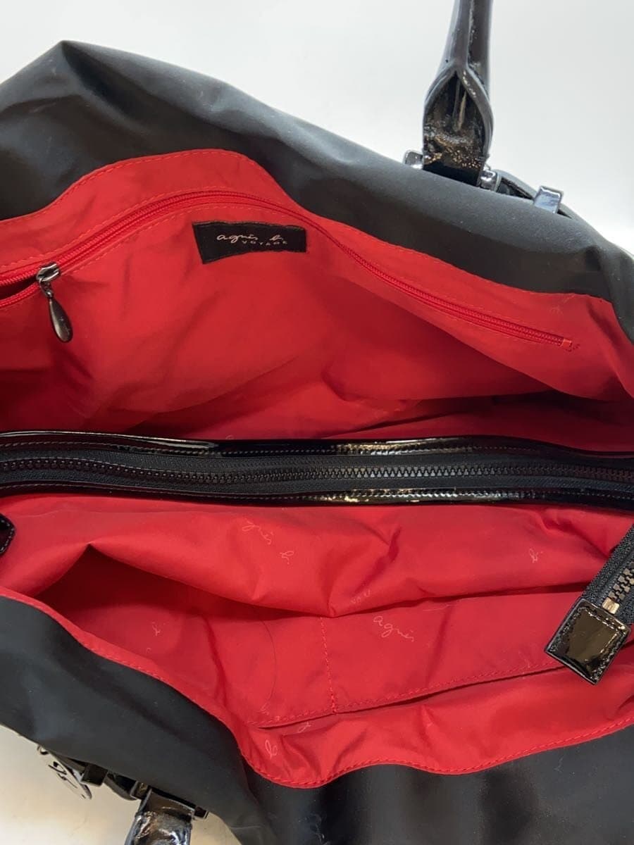 agnes b VOYAGE shoulder bag nylon BLK 6