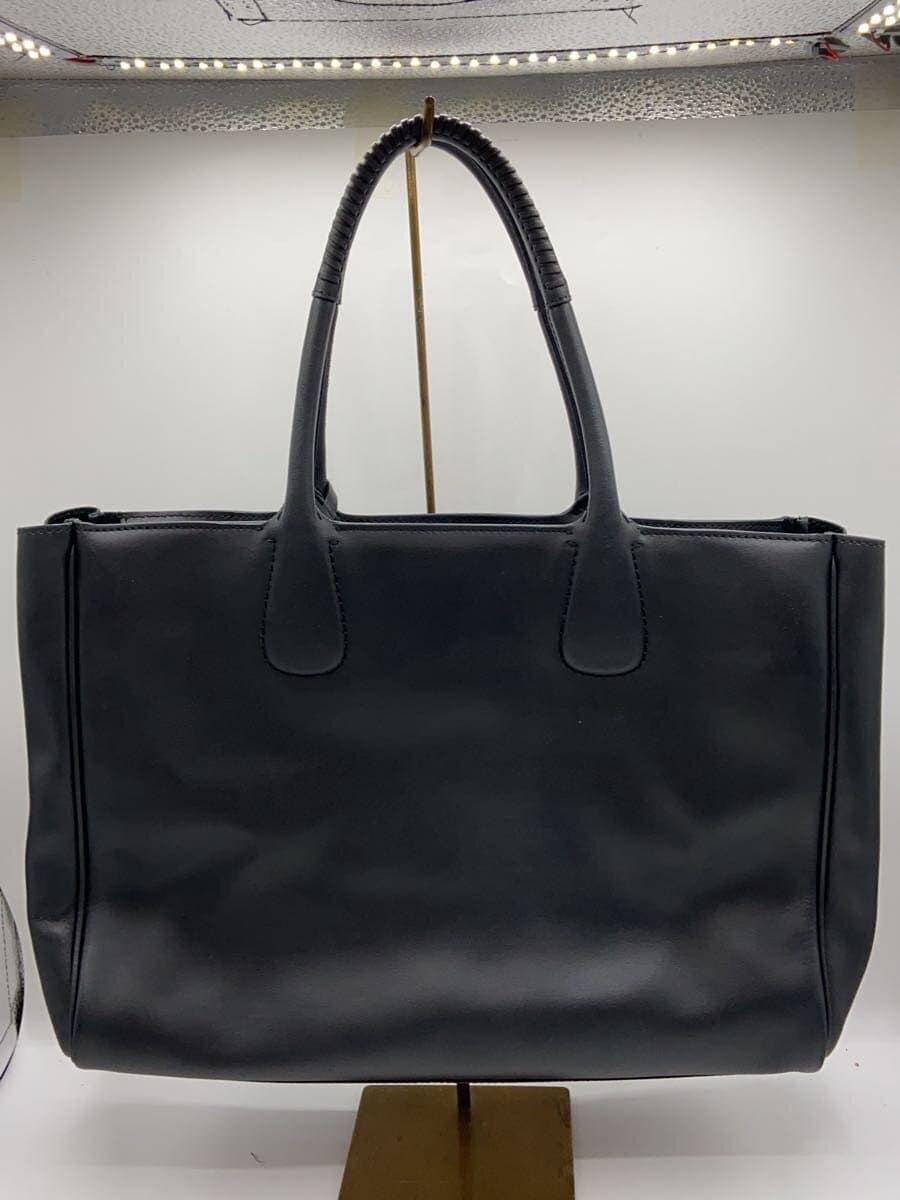 Salvatore Ferragamo Shoulder Bag Leather BLK Solid EZ-21 E578 3