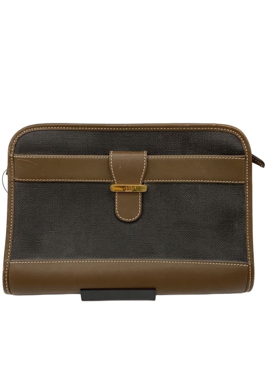 dunhill Clutch Bag Leather CML