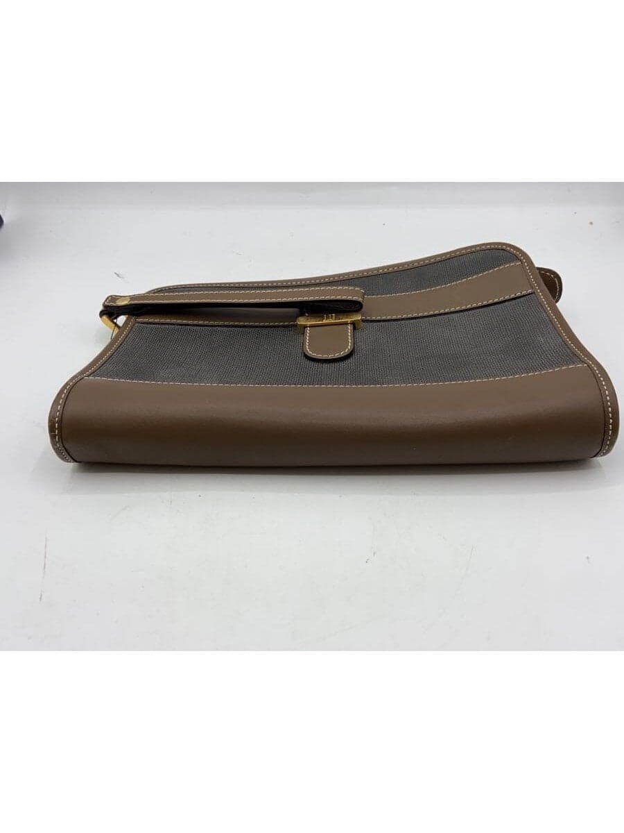 dunhill Clutch Bag Leather CML 4