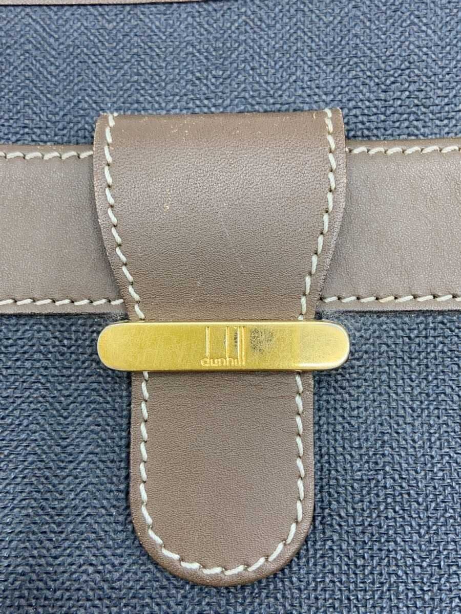 dunhill Clutch Bag Leather CML 5