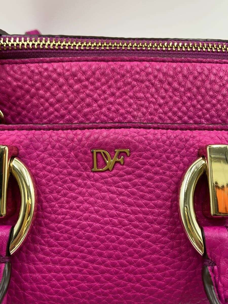 DIANE von FURSTENBERG Shoulder Bag Leather PNK 5