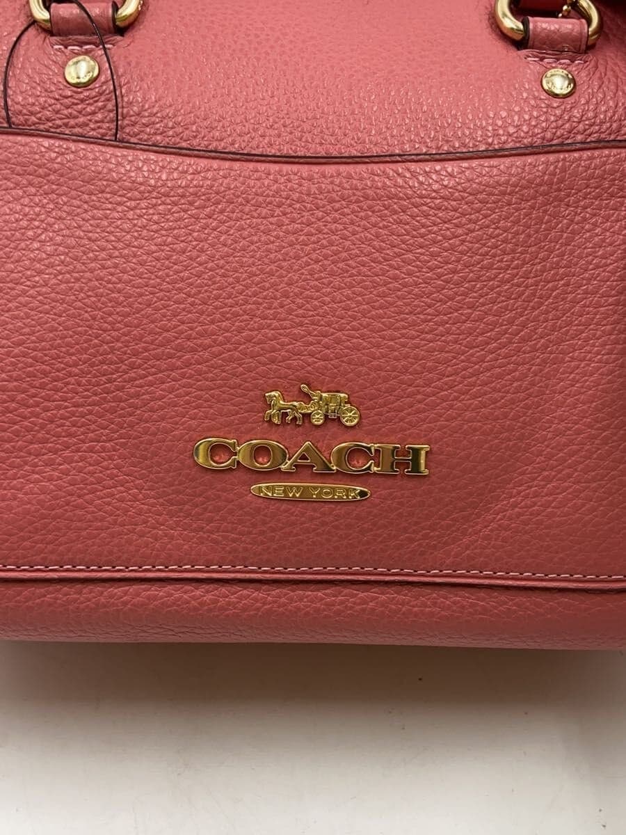 COACH Mini Emma Shoulder Bag PVC PNK 5