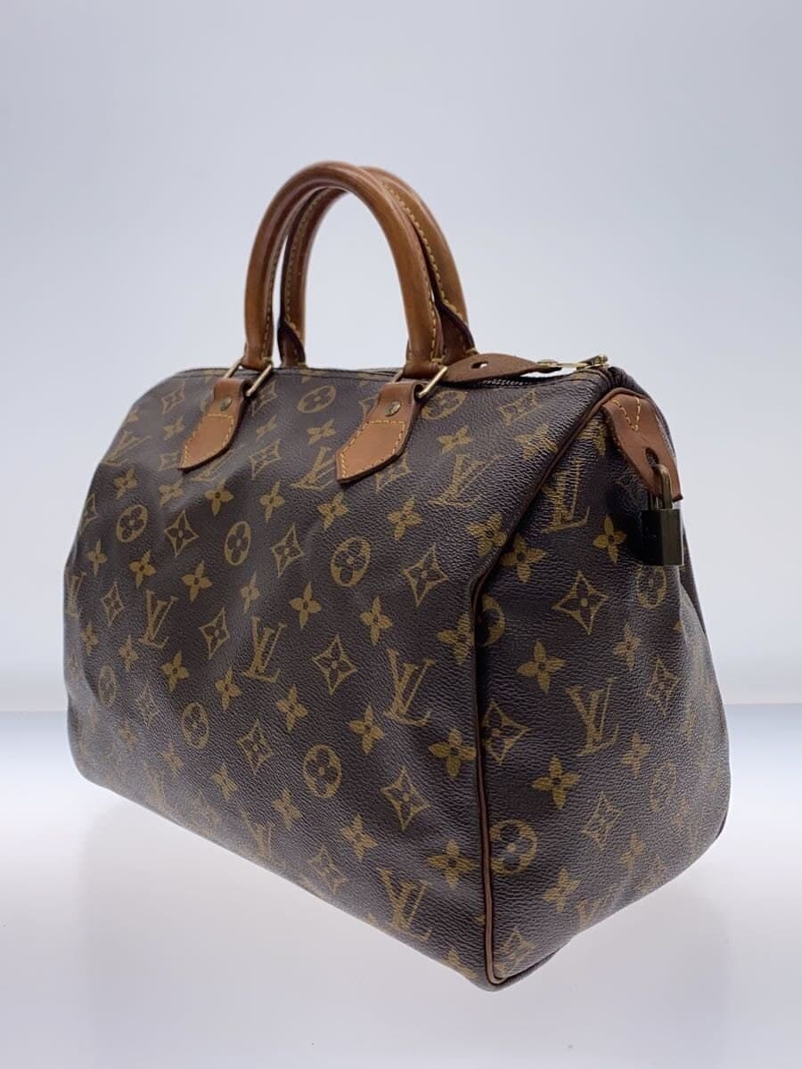LOUIS VUITTON 1) Speedy 30 Monogram Canvas PVC BRW Monogram M41526 2