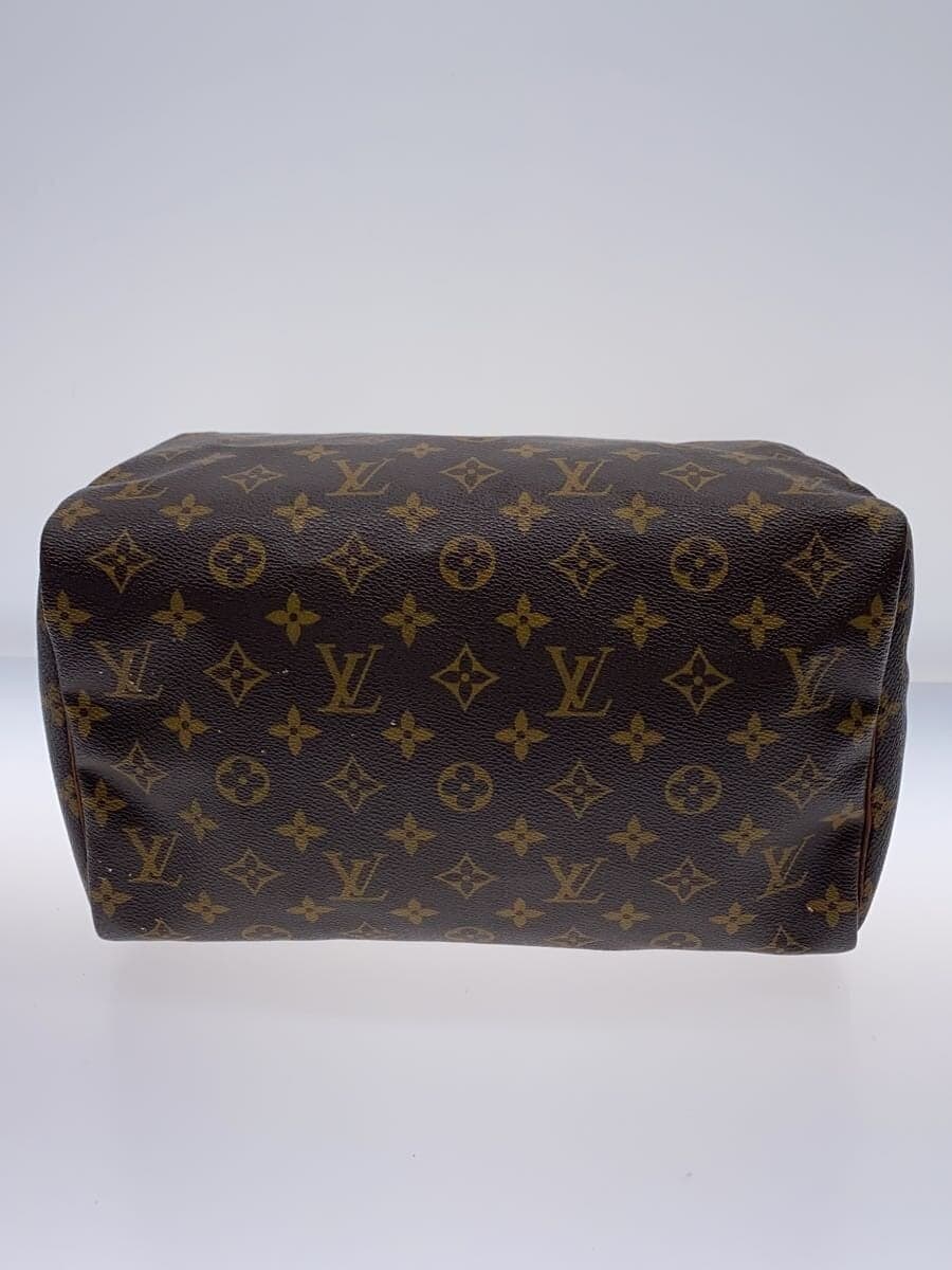 LOUIS VUITTON 1) Speedy 30 Monogram Canvas PVC BRW Monogram M41526 4