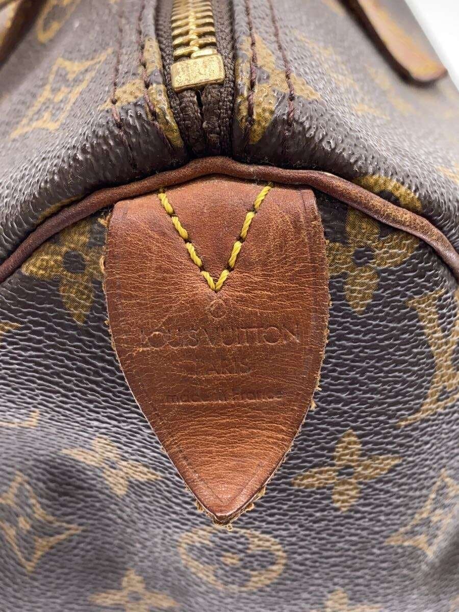 LOUIS VUITTON 1) Speedy 30 Monogram Canvas PVC BRW Monogram M41526 5