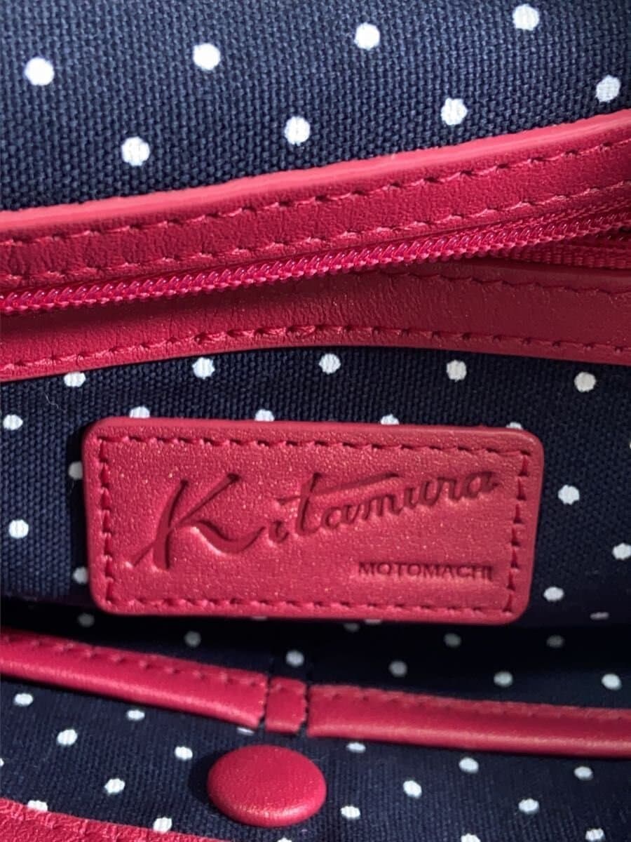 Kitamura Handbag Leather PNK 5