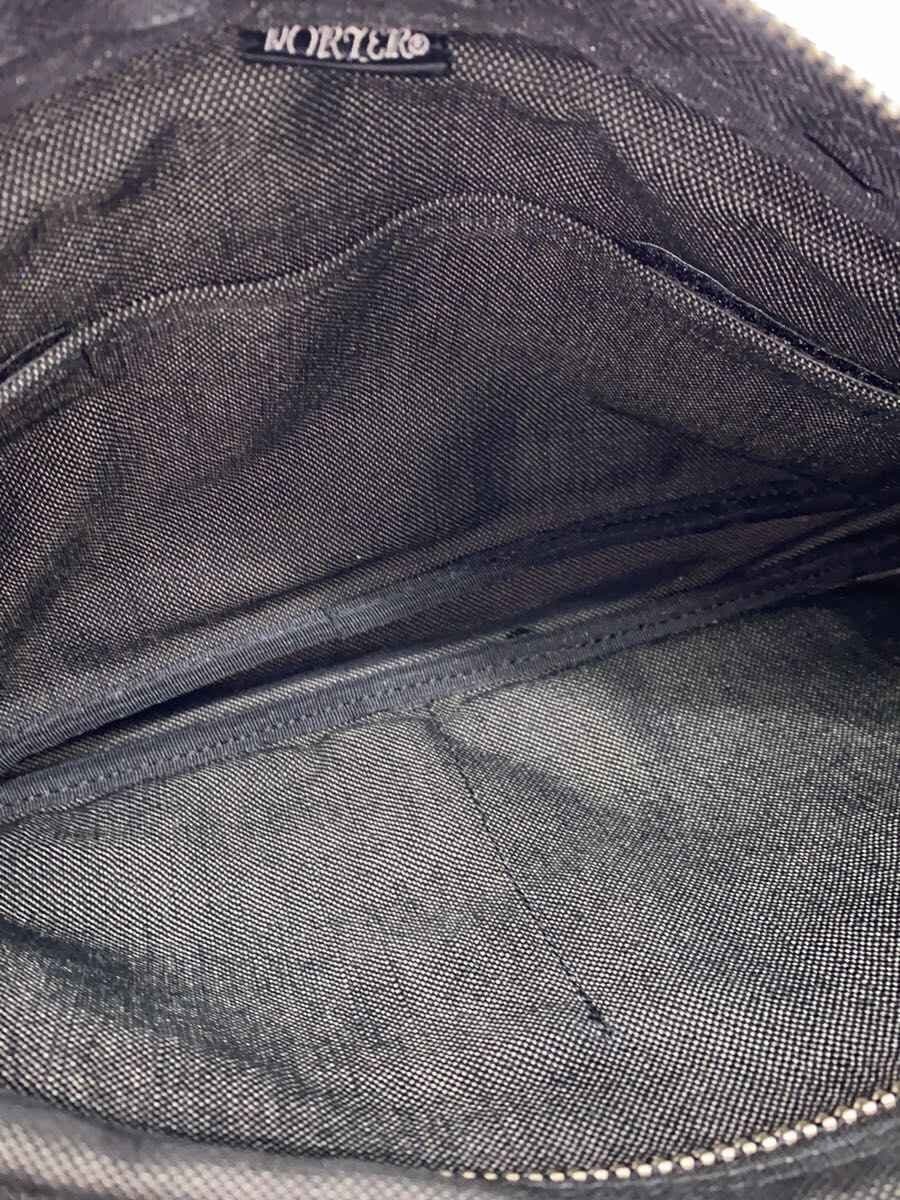 PORTER Shoulder Bag Canvas GRY Solid 6