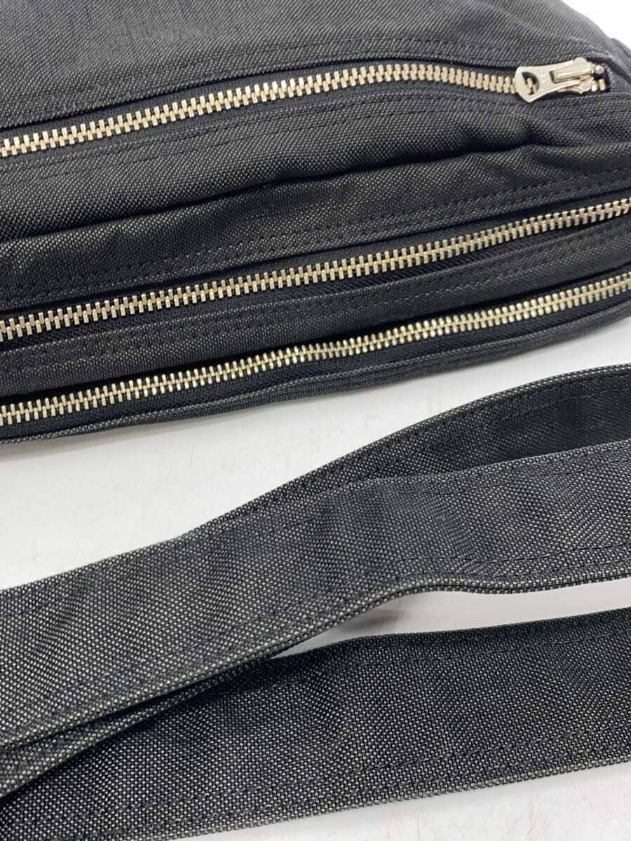 PORTER Shoulder Bag Canvas GRY Solid 8