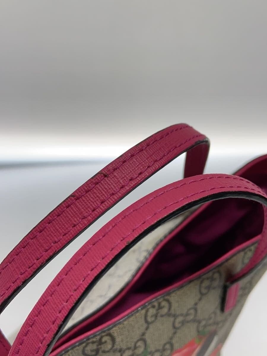 GUCCI Tote Bag PVC BEG All-over Print 410812 7