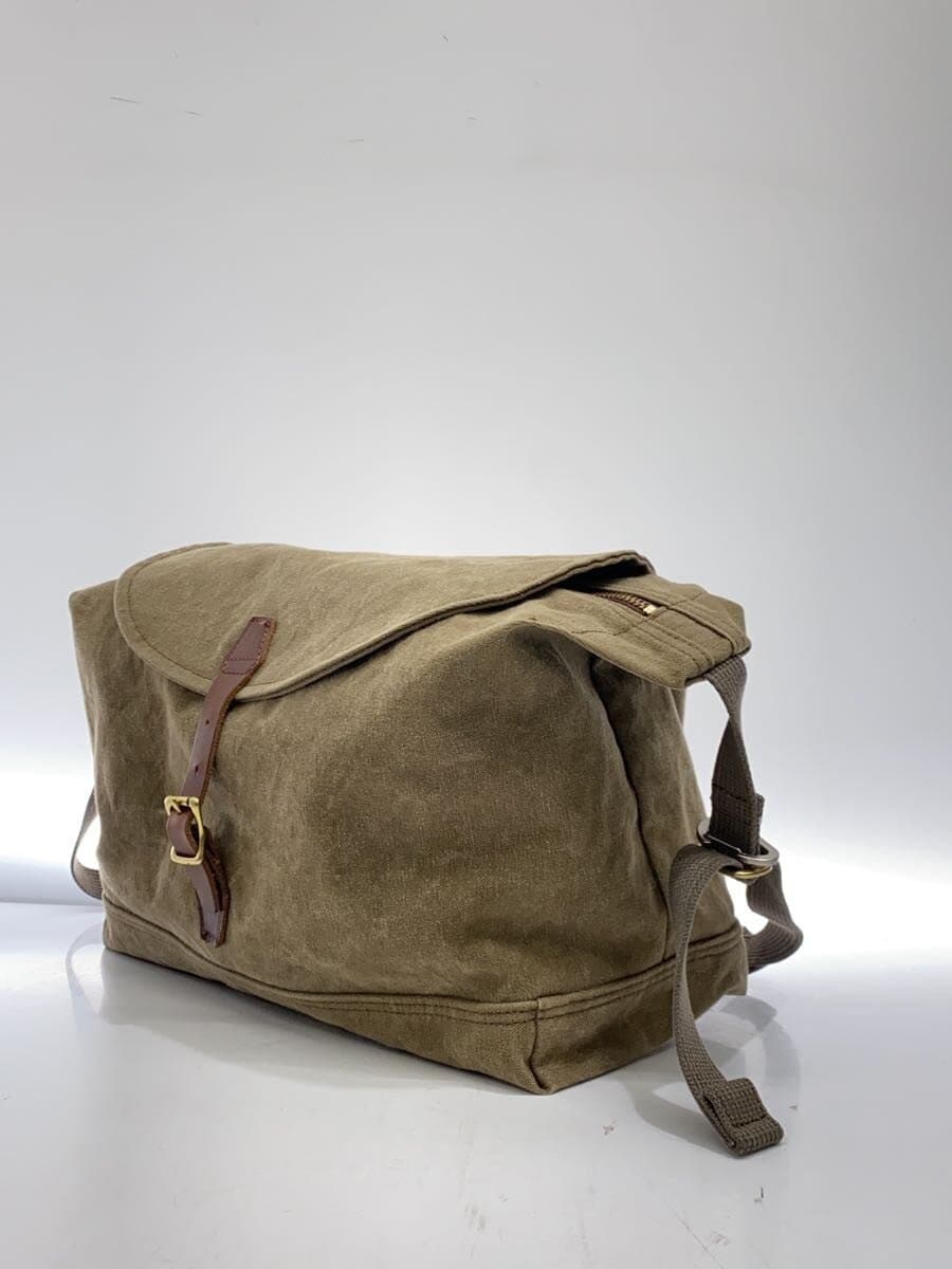 ARTS&CRAFTS Shoulder Bag Canvas KHK Solid 2