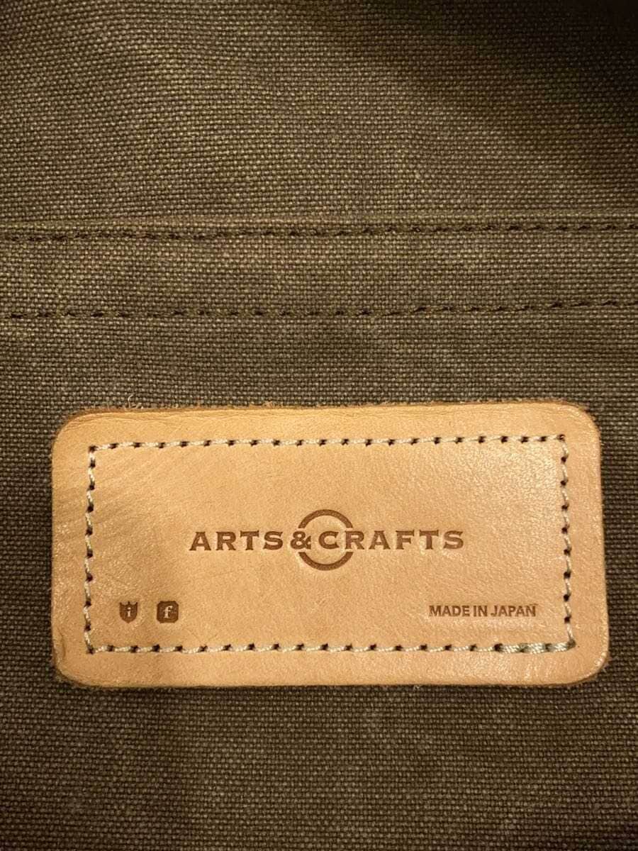 ARTS&CRAFTS Shoulder Bag Canvas KHK Solid 5