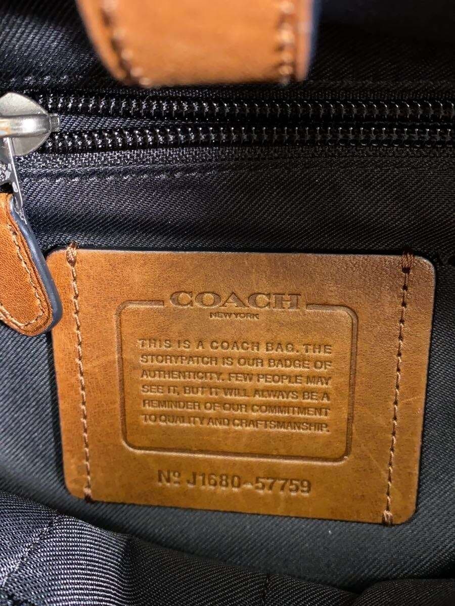 COACH Backpack Leather BEG 57759 5