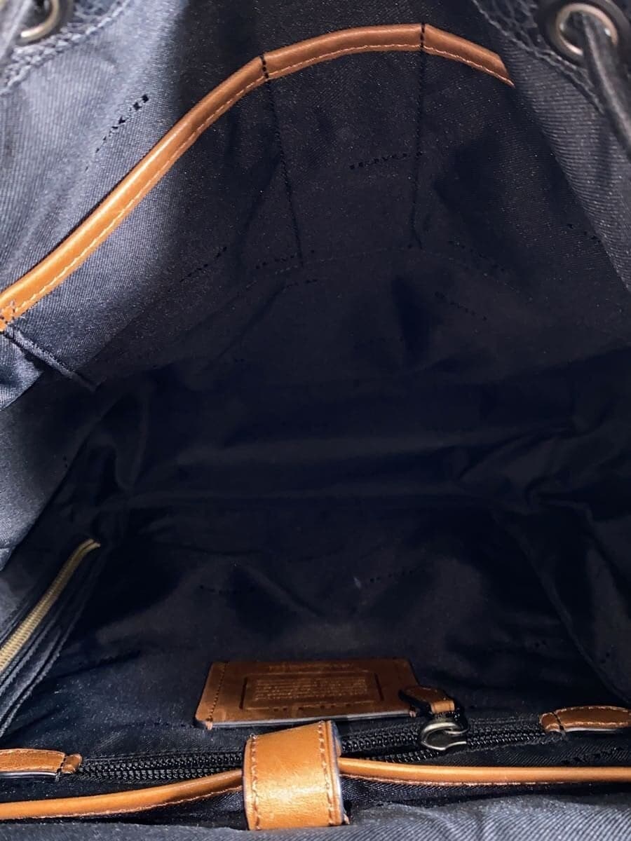 COACH Backpack Leather BEG 57759 6