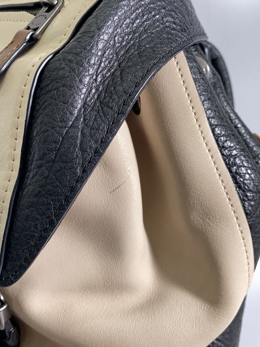 COACH Backpack Leather BEG 57759 7