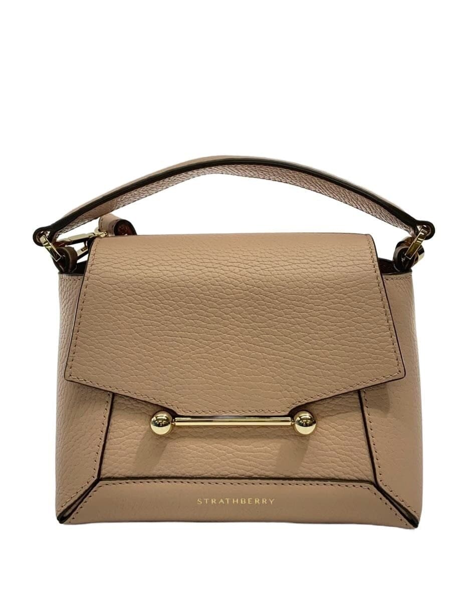 STRATHBERRY shoulder bag leather PNK solid color