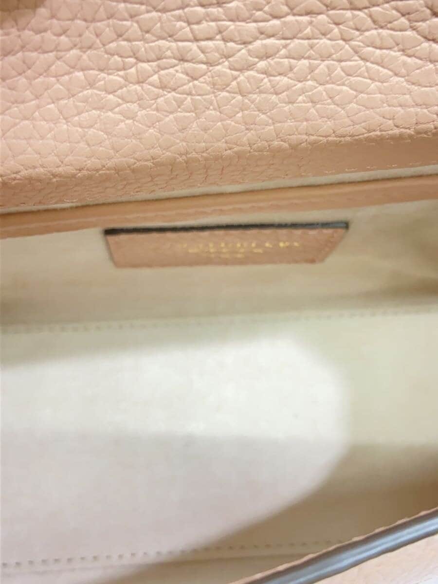 STRATHBERRY shoulder bag leather PNK solid color 6