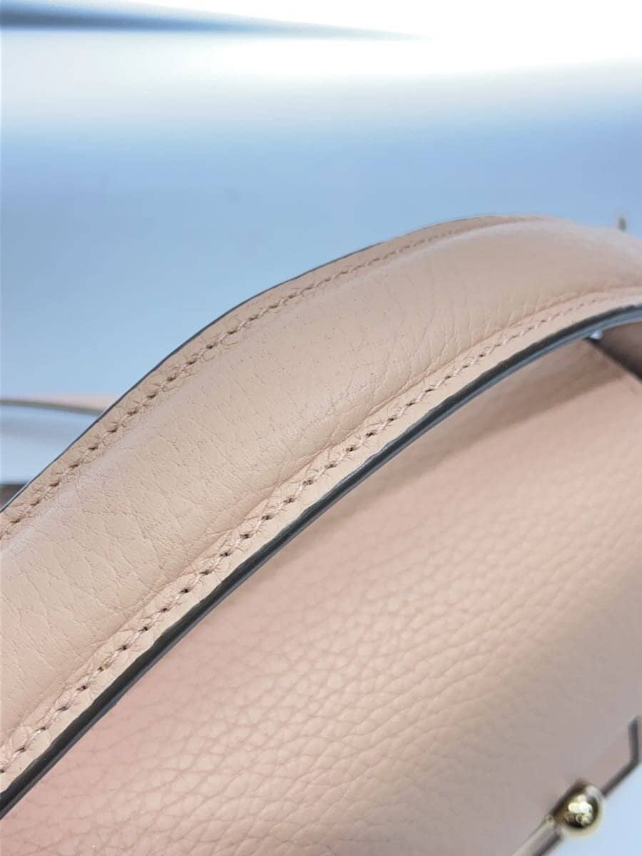 STRATHBERRY shoulder bag leather PNK solid color 7