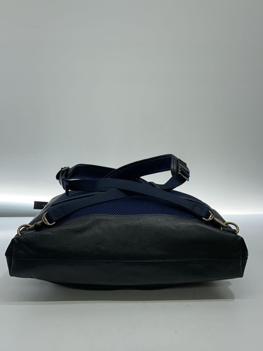 Chelica backpack cowhide BLK plain 4