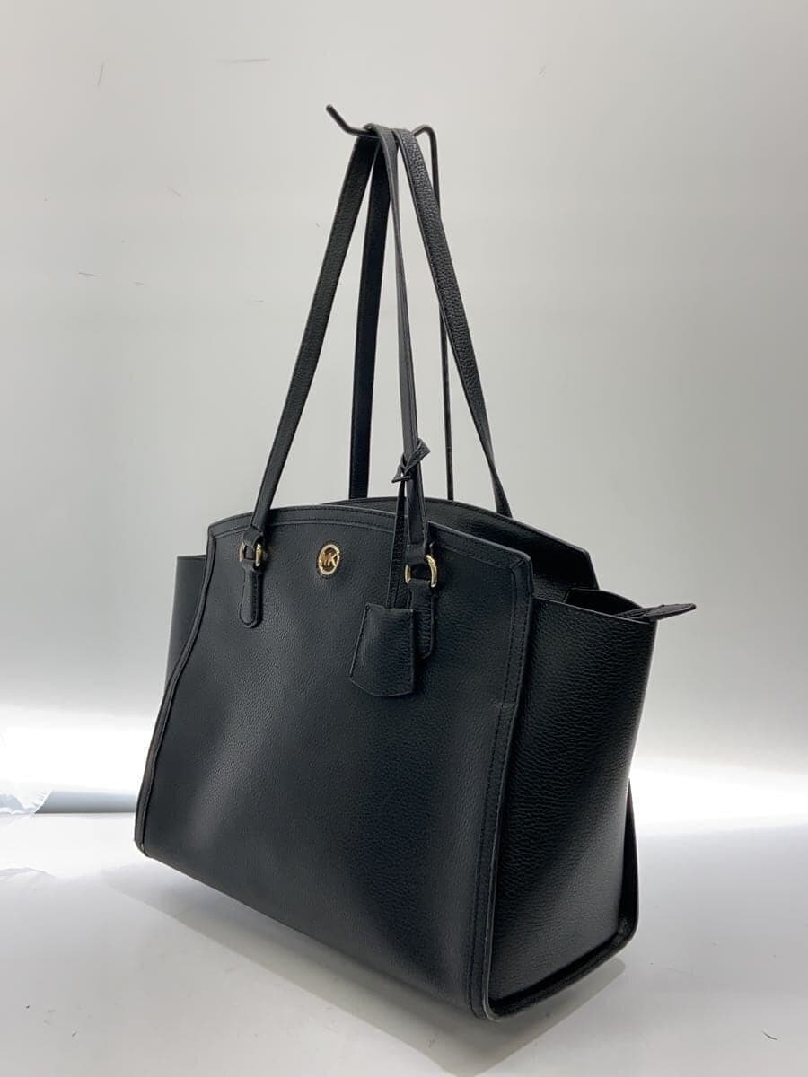 MICHAEL KORS Tote Bag Leather Black Solid Color 30F2G7CT3T 2