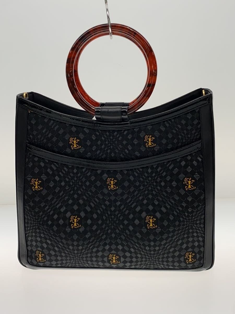 INDEN-YA handbag leather BLK 3