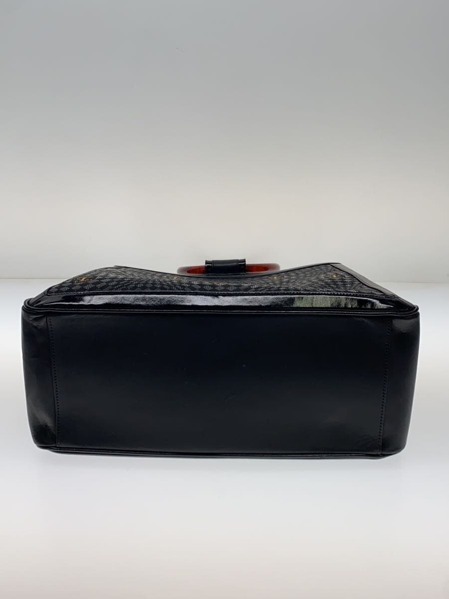 INDEN-YA handbag leather BLK 4