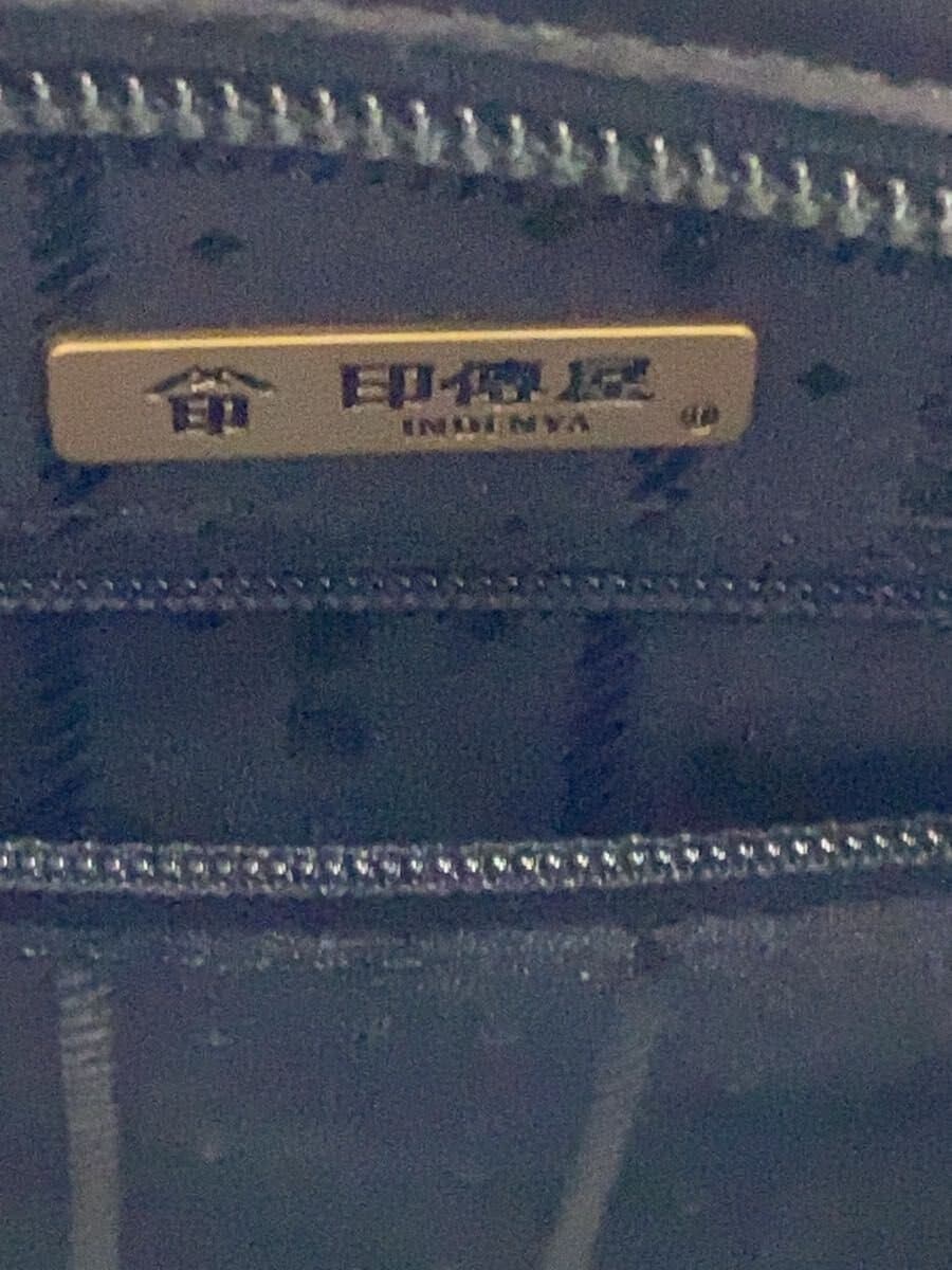 INDEN-YA handbag leather BLK 5