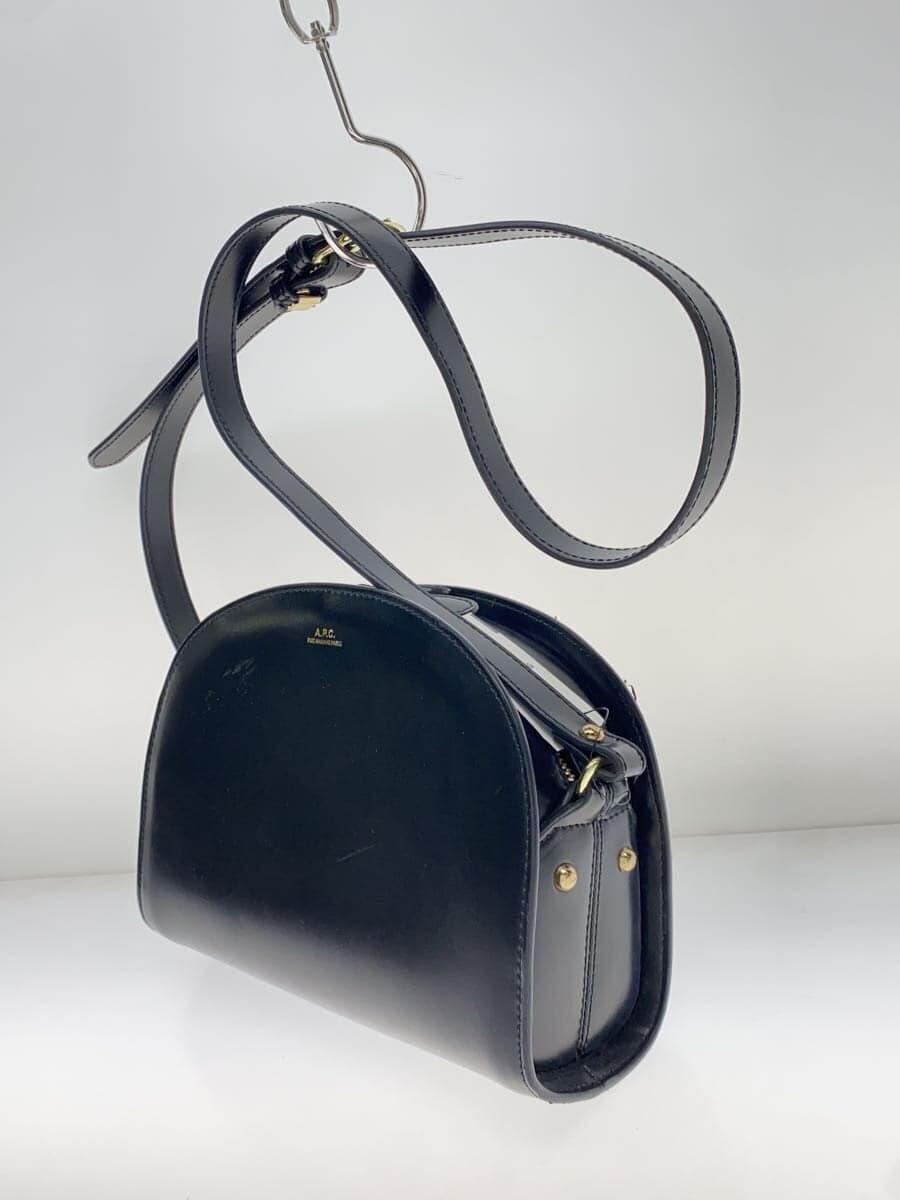A.P.C. Shoulder Bag Leather BLK 2