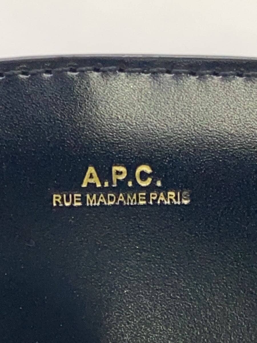 A.P.C. Shoulder Bag Leather BLK 5