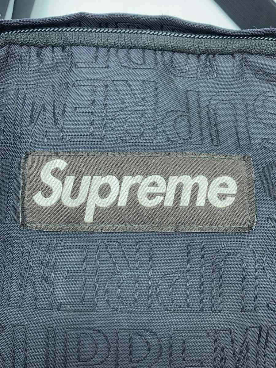 Supreme Shoulder Bag Black All Over Pattern Box Logo 5