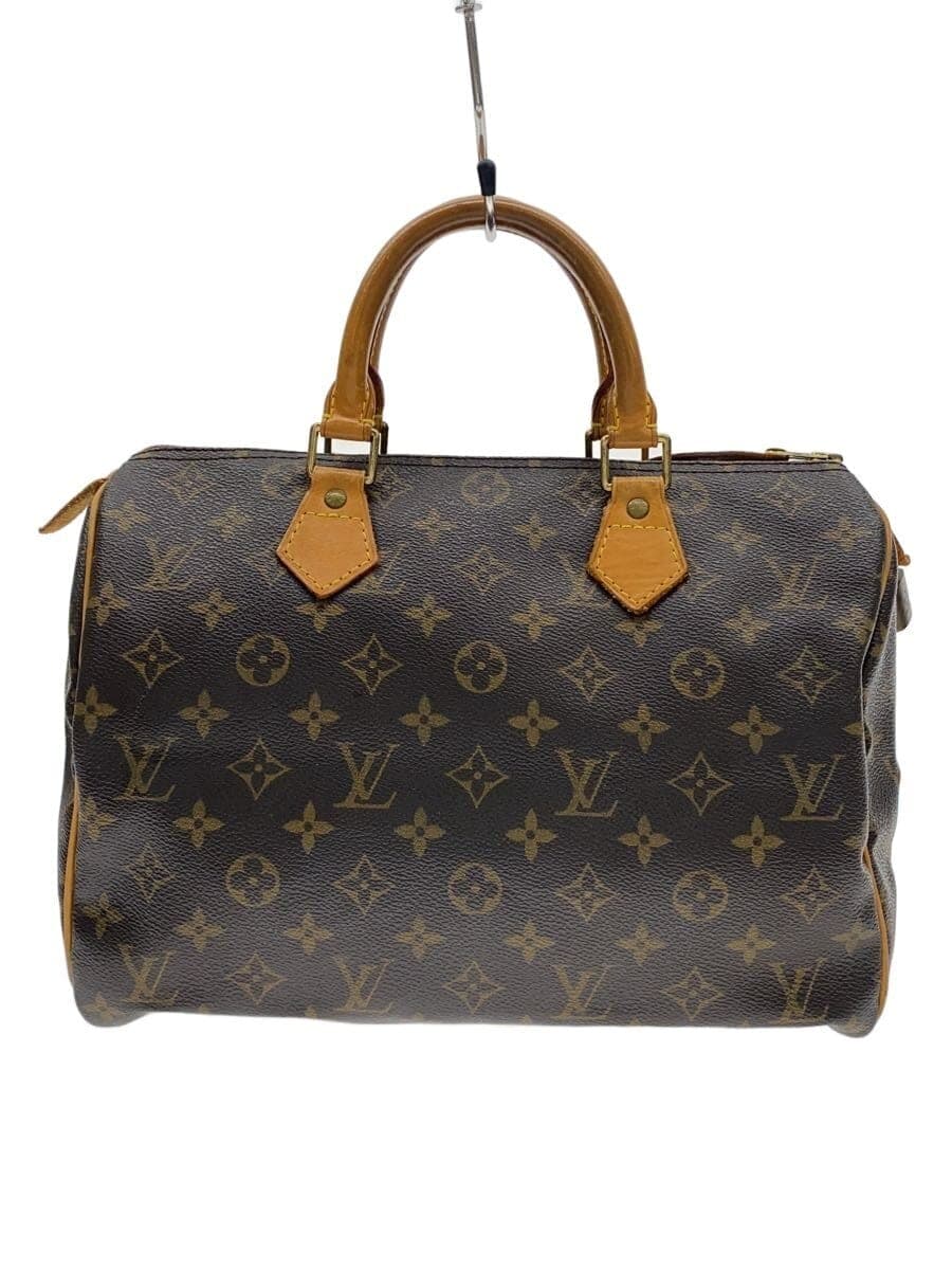 LOUIS VUITTON1)Speedy 30_Monogram Canvas PVC BRW Monogram