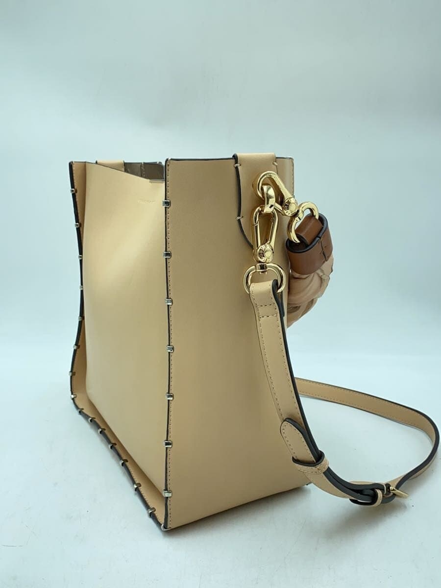 CHARLES&KEITH Shoulder Bag Leather Beige 20150720 2-Way 2