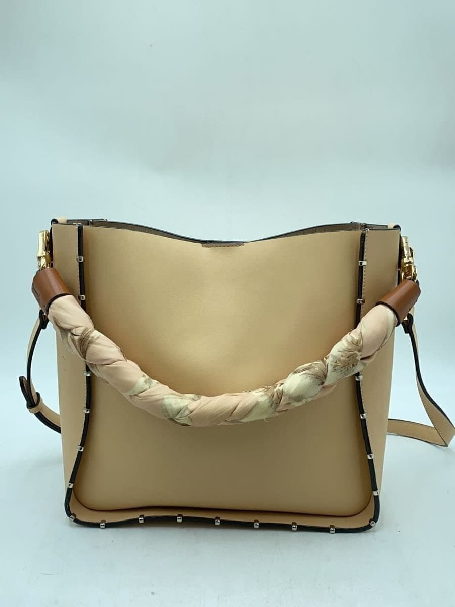 CHARLES&KEITH Shoulder Bag Leather Beige 20150720 2-Way 3